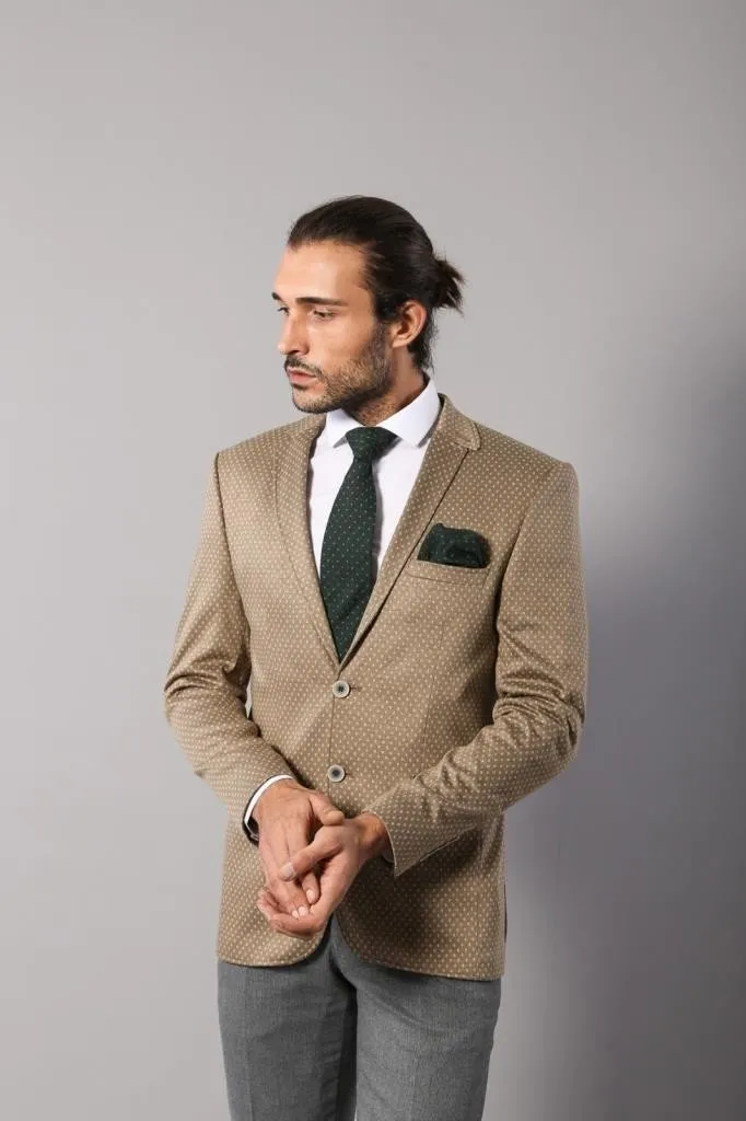 15603 Beige Wool Jacket