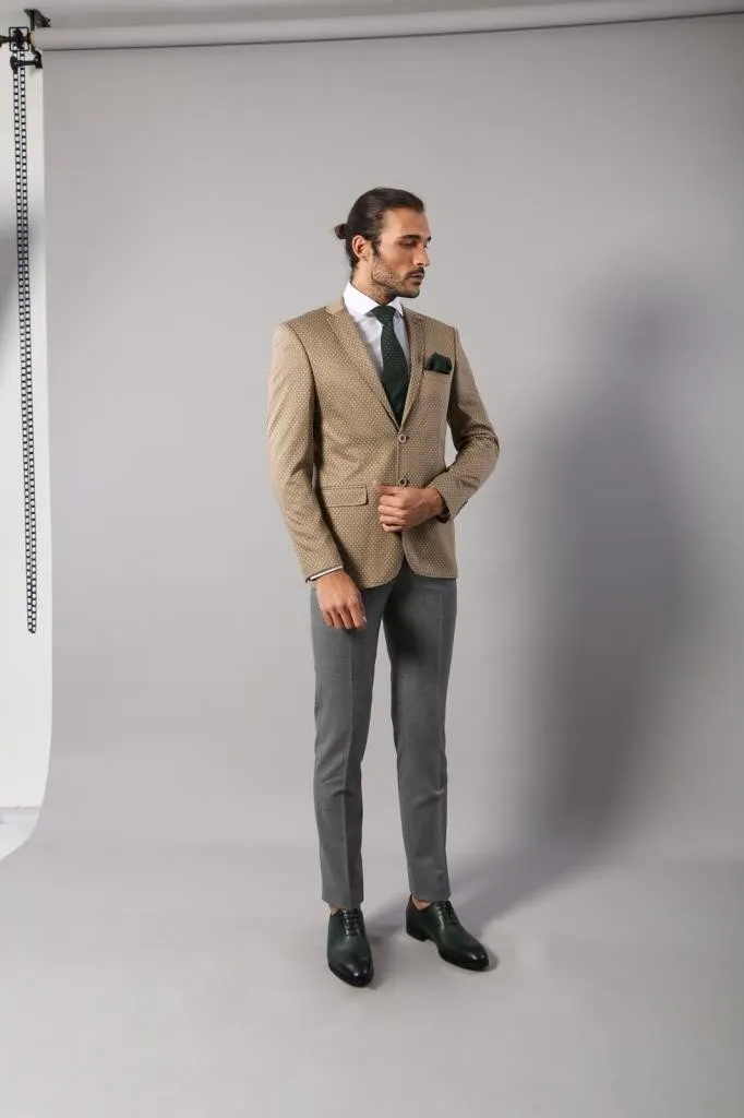 15603 Beige Wool Jacket