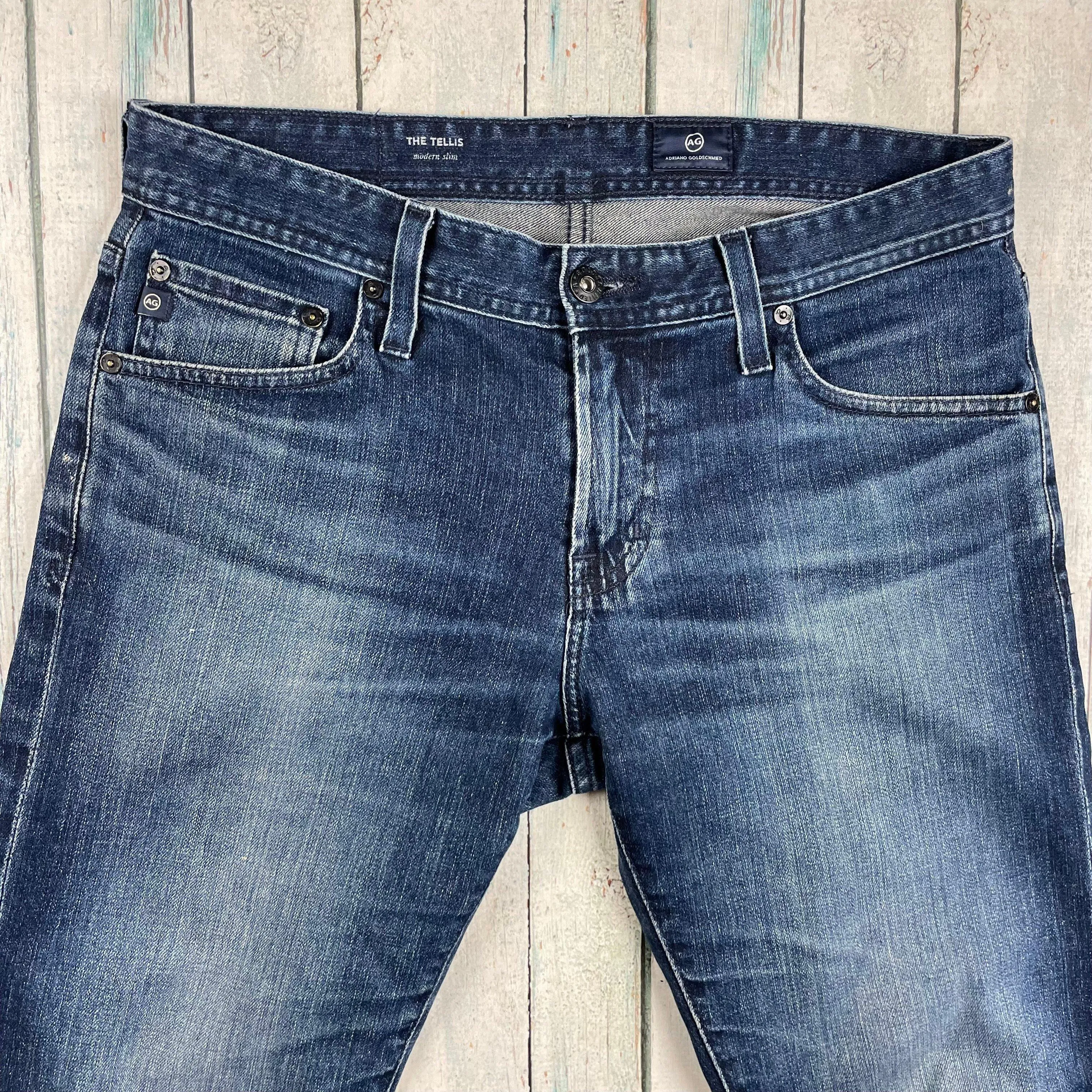 AG Adriano Goldschmied 'The Tellis' Modern Slim Denim Jeans- Size 30"