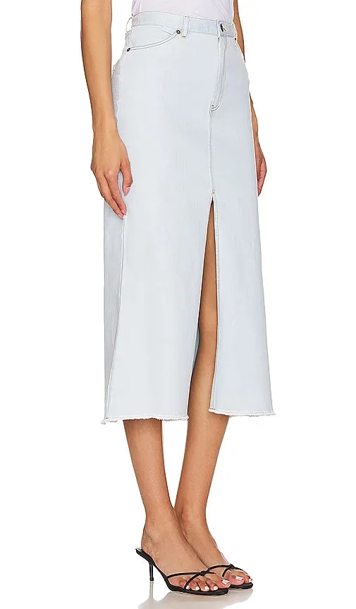 Bardot Lui Denim Skirt in Blue
