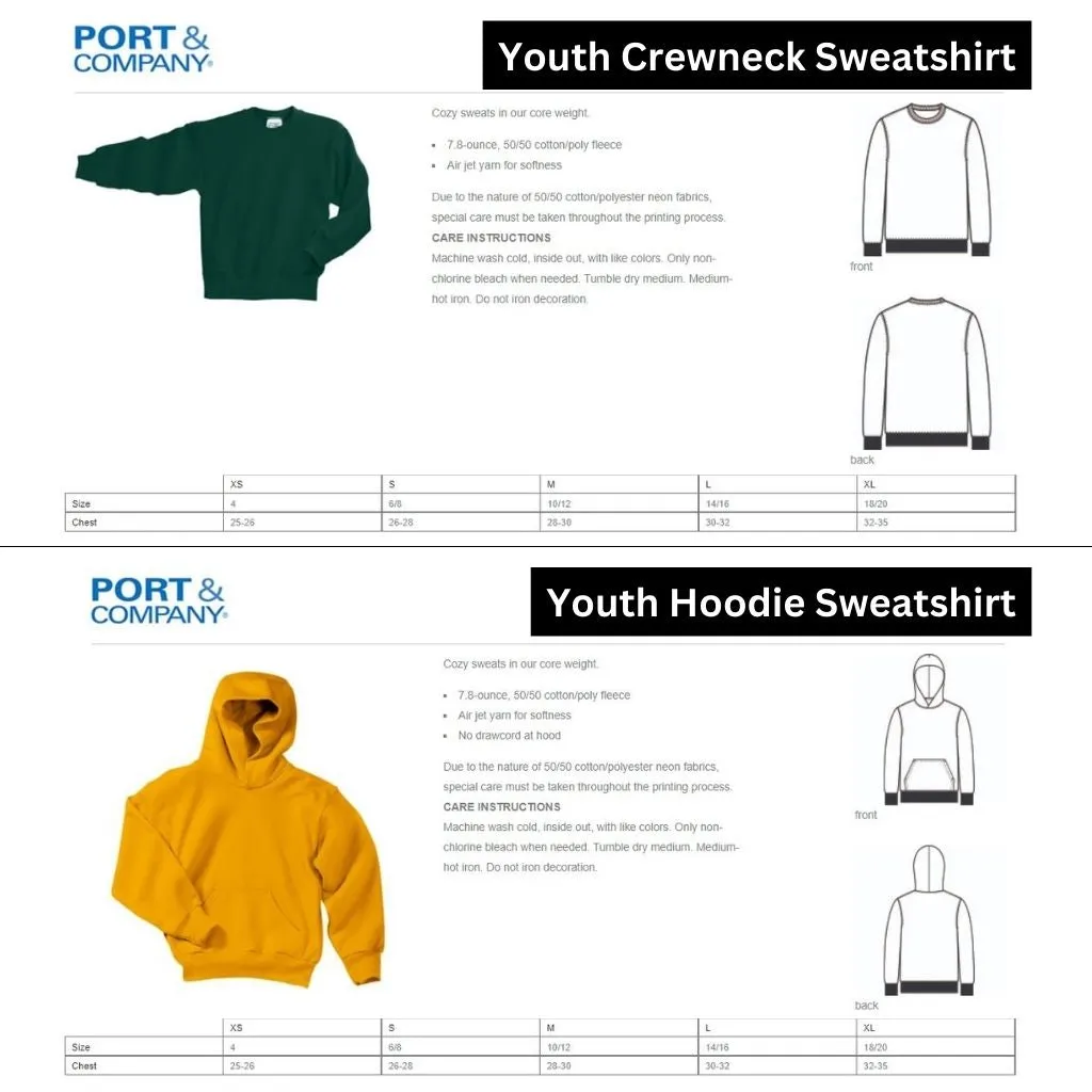 Basic Witch Port And Co Crewneck Sweatshirt