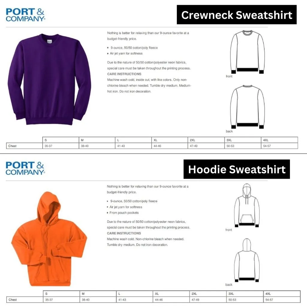Basic Witch Port And Co Crewneck Sweatshirt