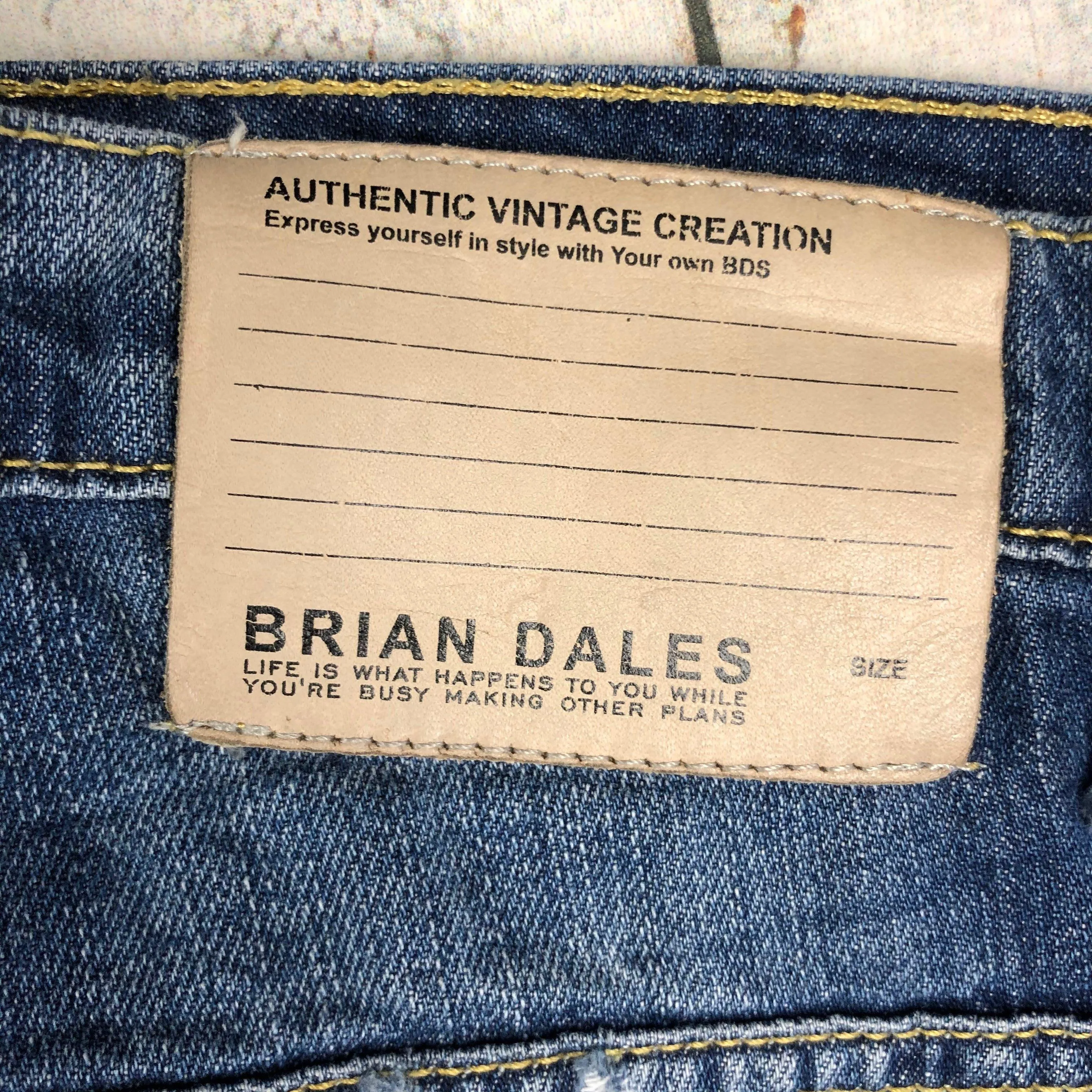 Brian Dales Mens Distressed Slim Leg Jeans - Size 31