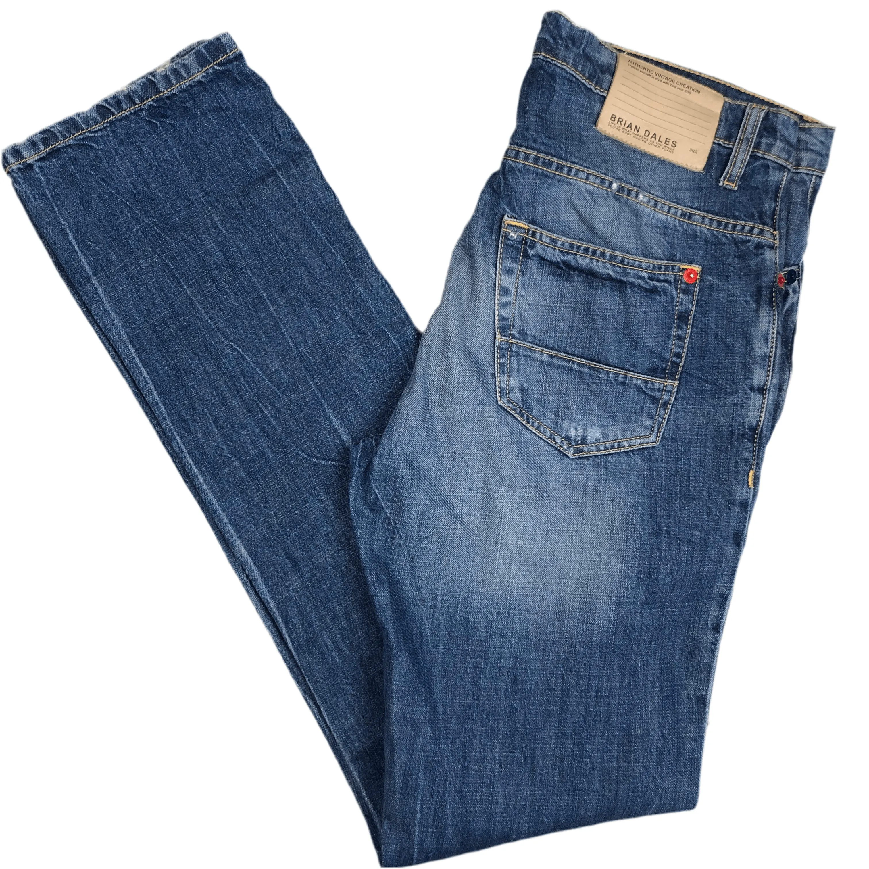 Brian Dales Mens Distressed Slim Leg Jeans - Size 31