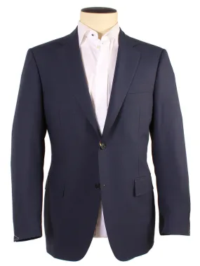 Canali Siena Wool Sport Jacket in Dark Blue