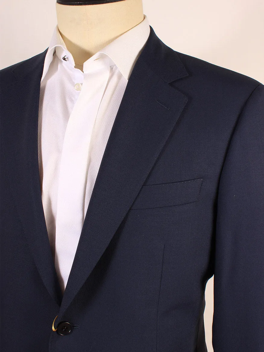 Canali Siena Wool Sport Jacket in Dark Blue