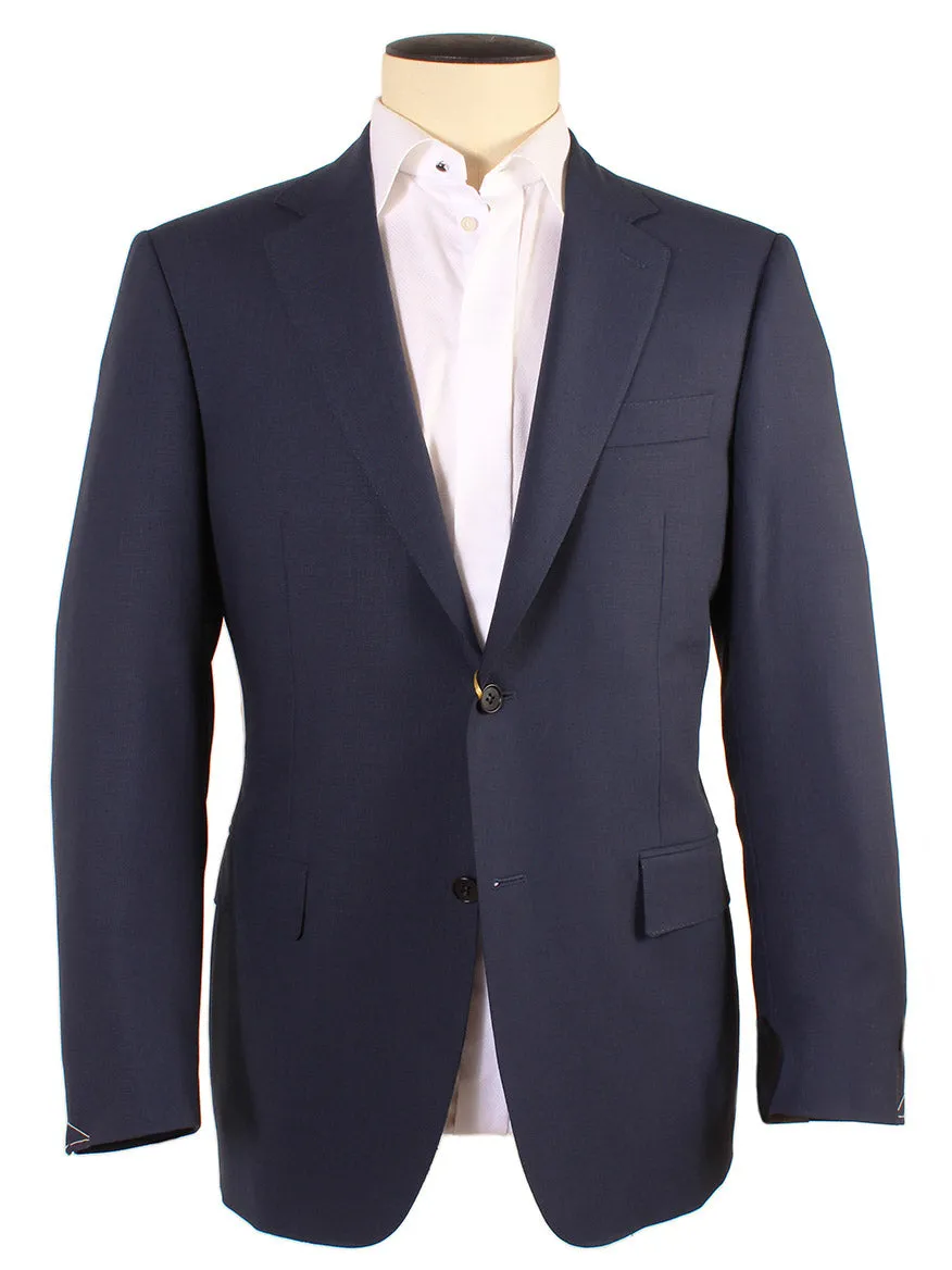 Canali Siena Wool Sport Jacket in Dark Blue