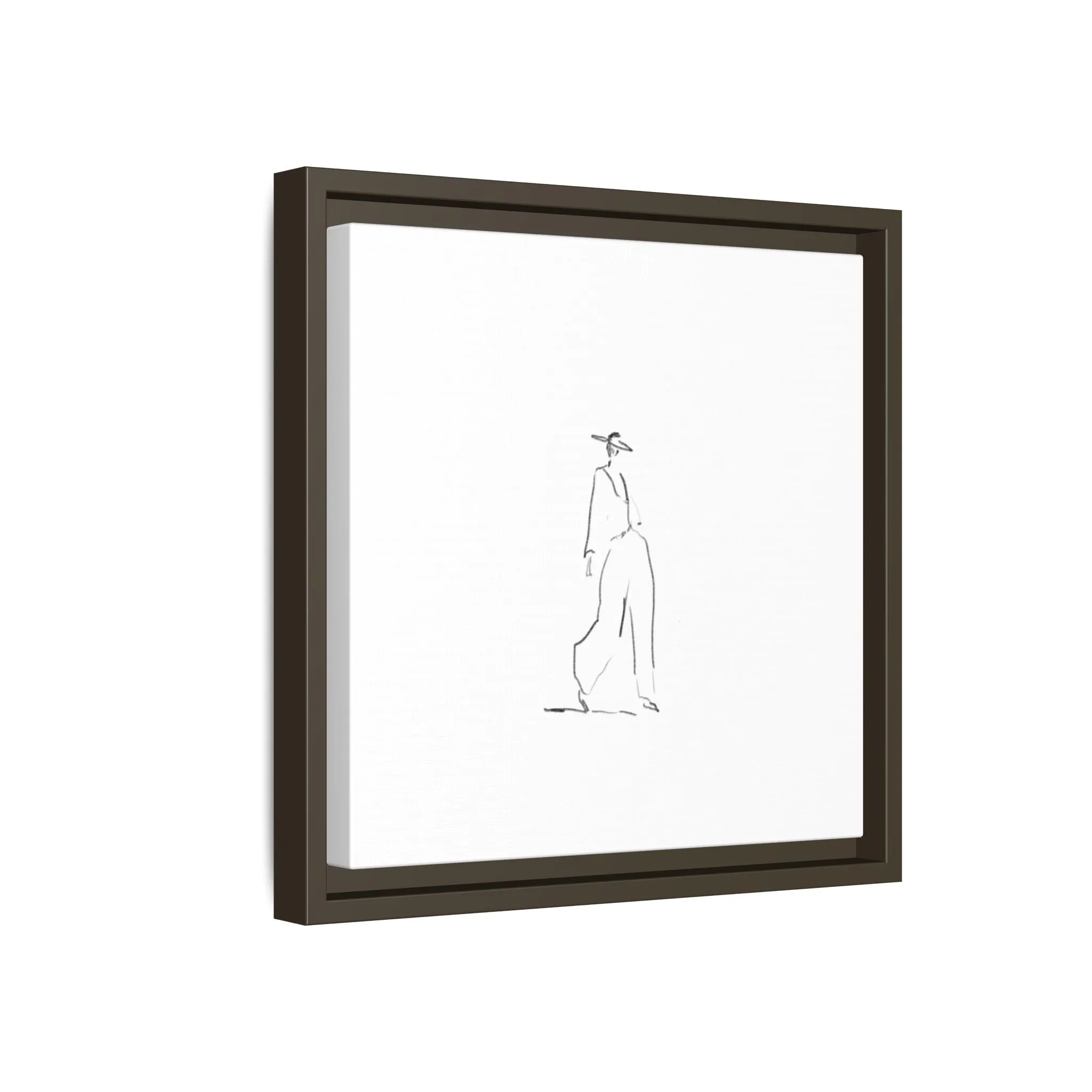 Chic Fashion Illustration Canvas Print - Framed Art Decor