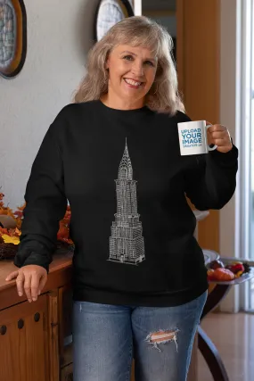 Chrysler Building - Unisex Heavy Blend™ Crewneck Sweatshirt