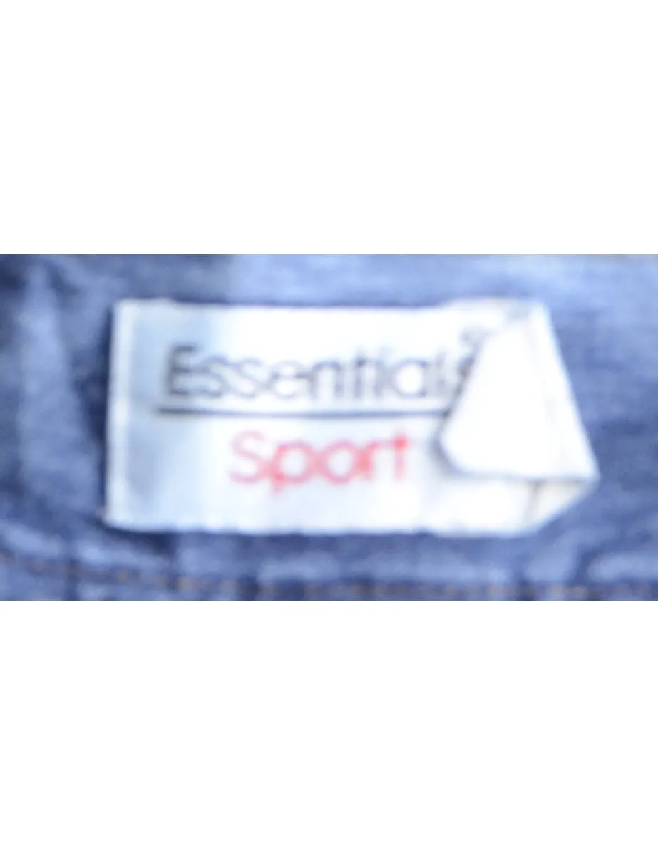 Denim A-line Skirt