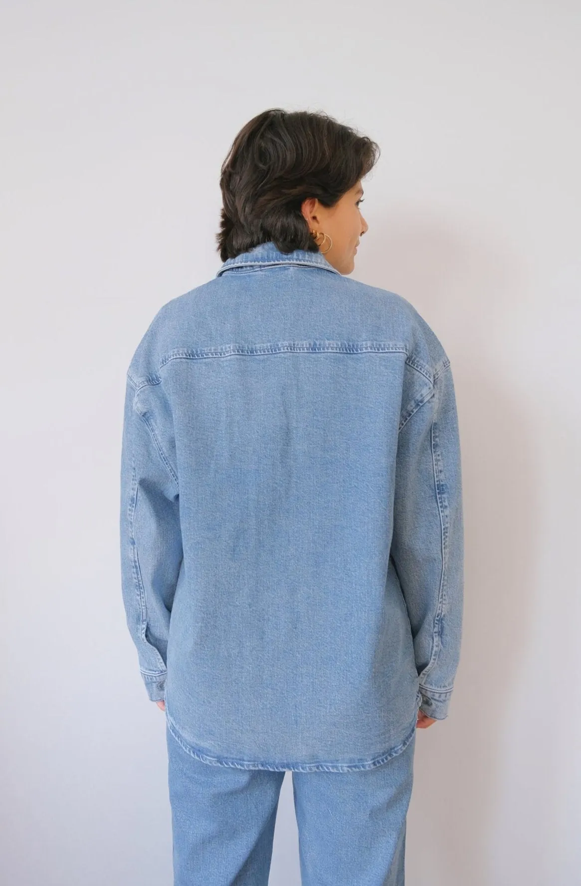 denim shirt - solace - light blue