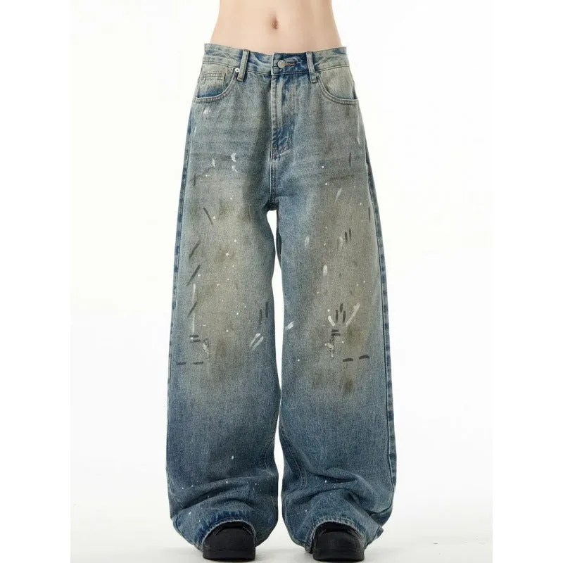 Distressed Baggy Jeans
