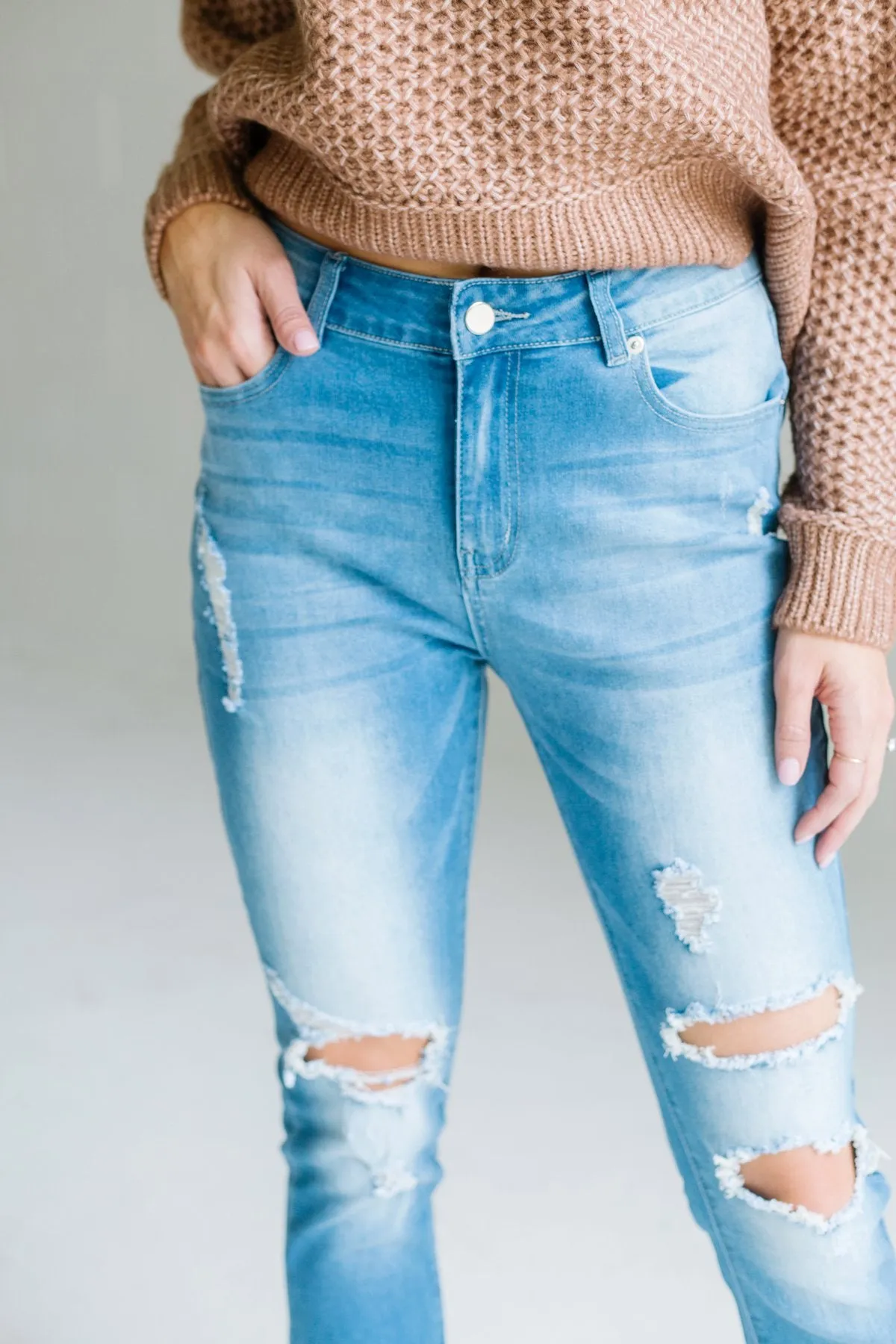 Distressed Skinny Jeans