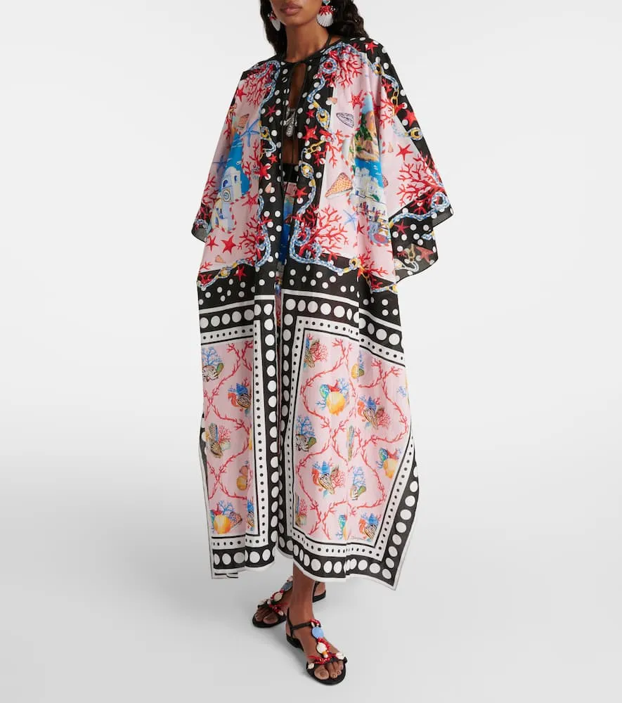 Dolce&Gabbana Capri printed cotton kaftan