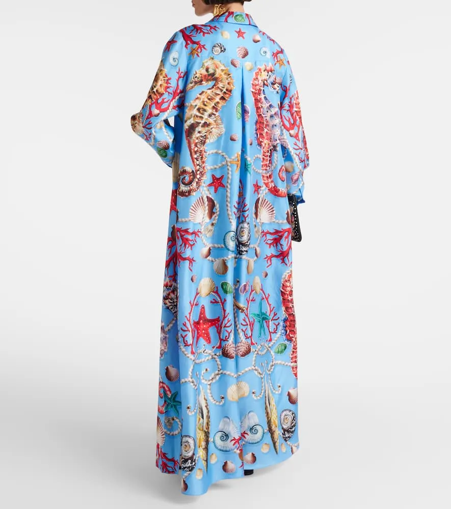 Dolce&Gabbana Capri printed silk kaftan