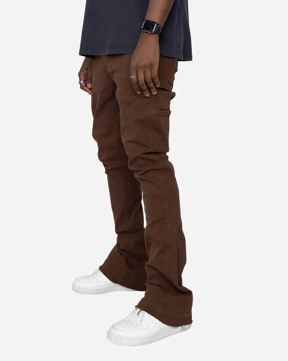 EPTM NINE FLARE PANTS (BROWN)