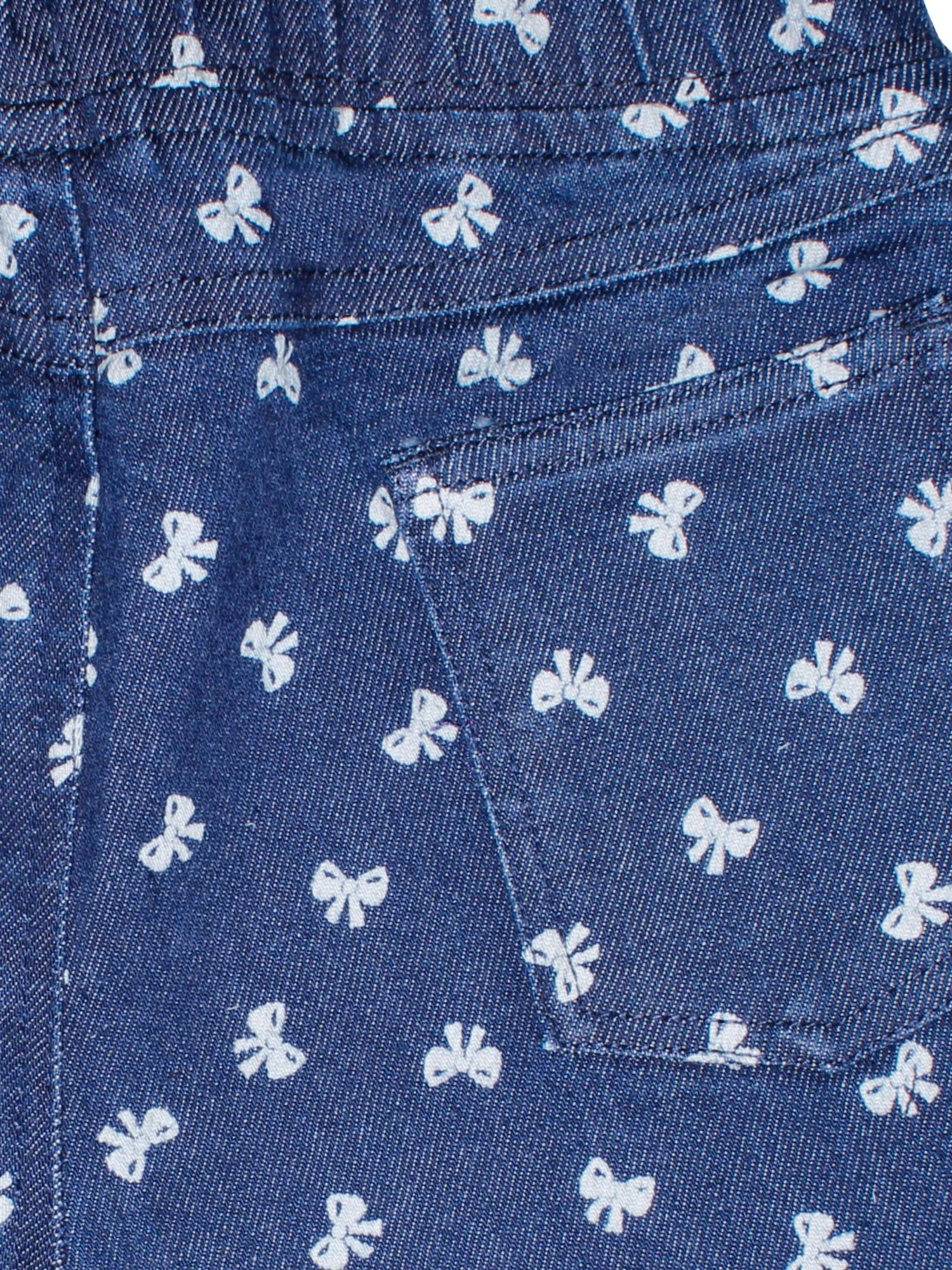 Girls Stretchable Denim Shorts