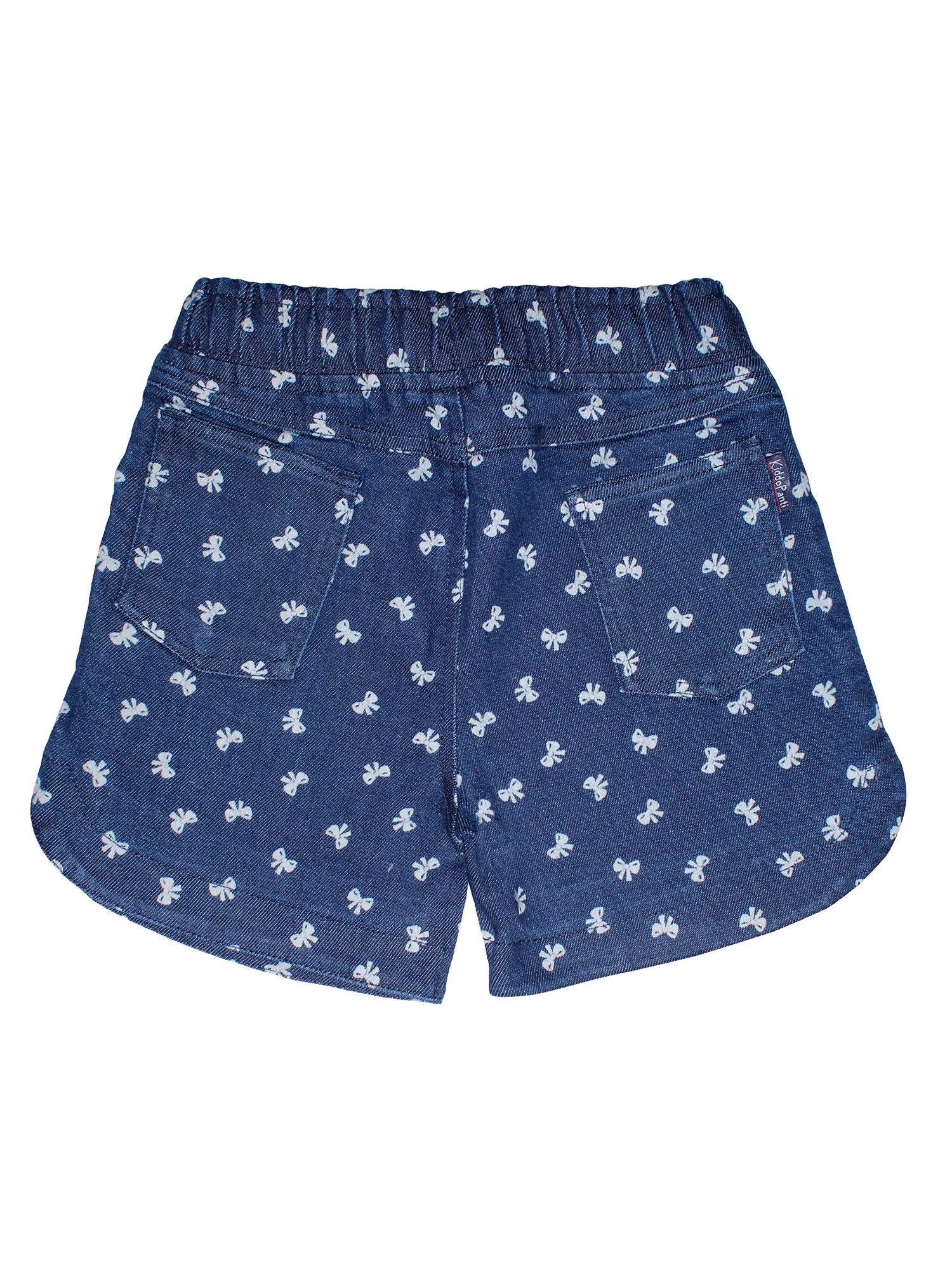 Girls Stretchable Denim Shorts