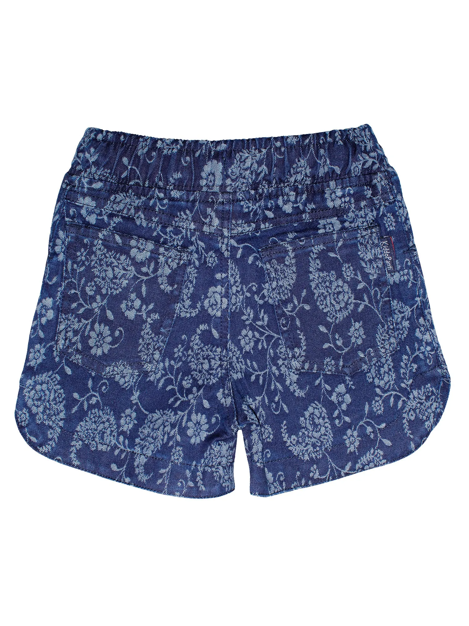 Girls Stretchable Denim Shorts