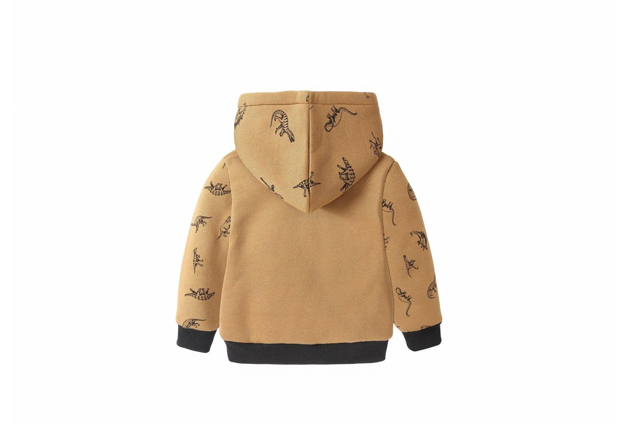 Kid's Full Zip-Up Printed Soft Fleece Hoodie-ZPK006974