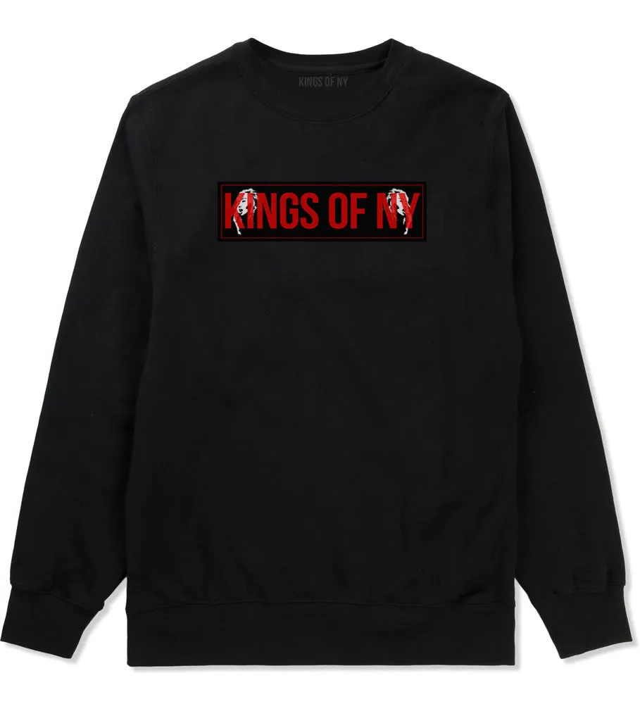 Kings of NY Red Girl Logo Crewneck Sweatshirt