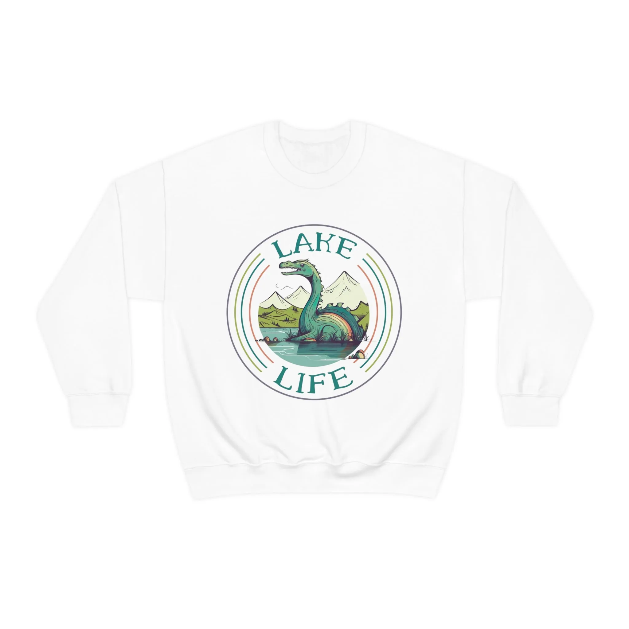 Loch Ness Monster Funny Lake Life Shirt | Lake Vacation Shirt | Lake House Gift | Unisex Crewneck Sweatshirt