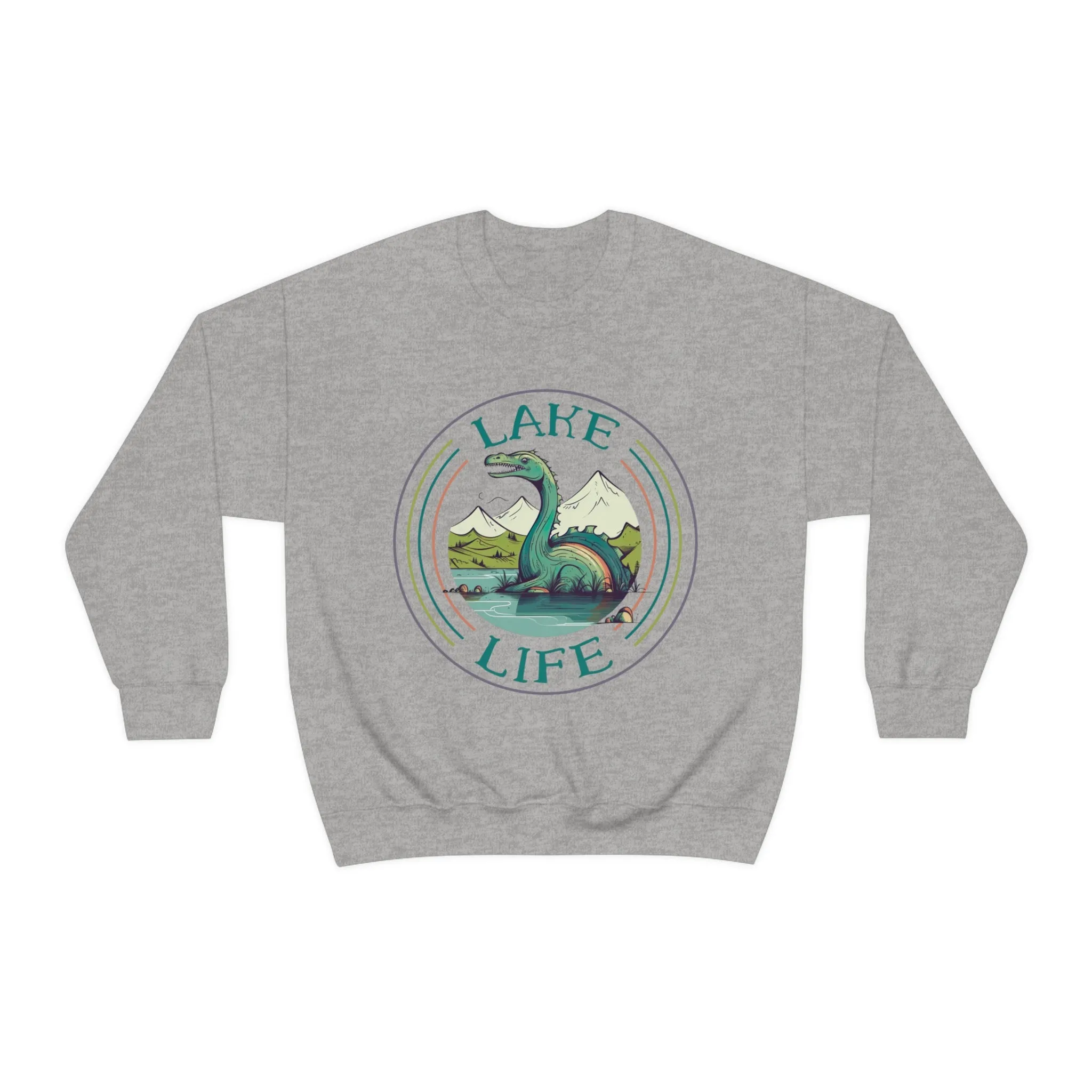 Loch Ness Monster Funny Lake Life Shirt | Lake Vacation Shirt | Lake House Gift | Unisex Crewneck Sweatshirt