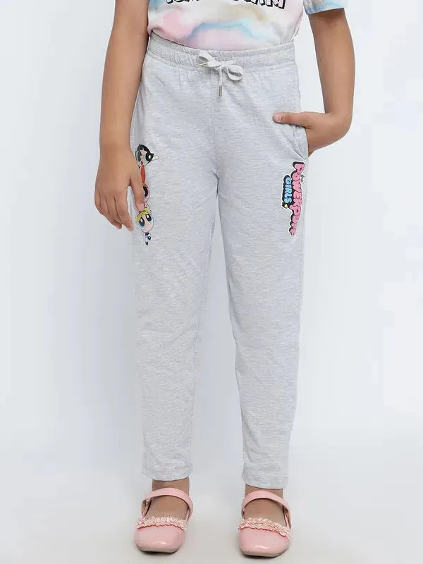 Mettle Girls Cotton Mid-Rise Regular-Fit Track Pants