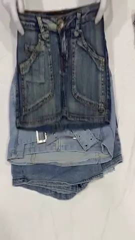 Miss Y2K Edgy Mini Denim Skirts