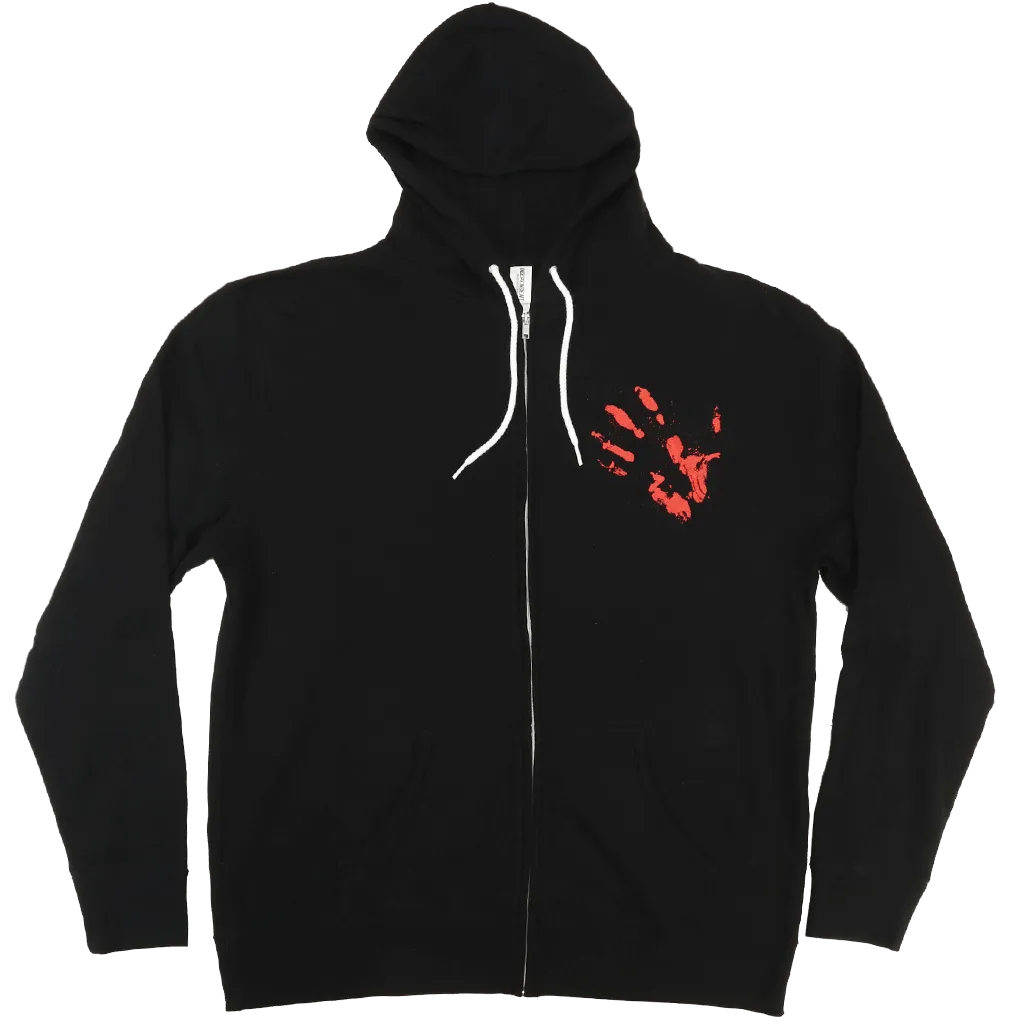 Moosebumps Black Zip Up Hoodie