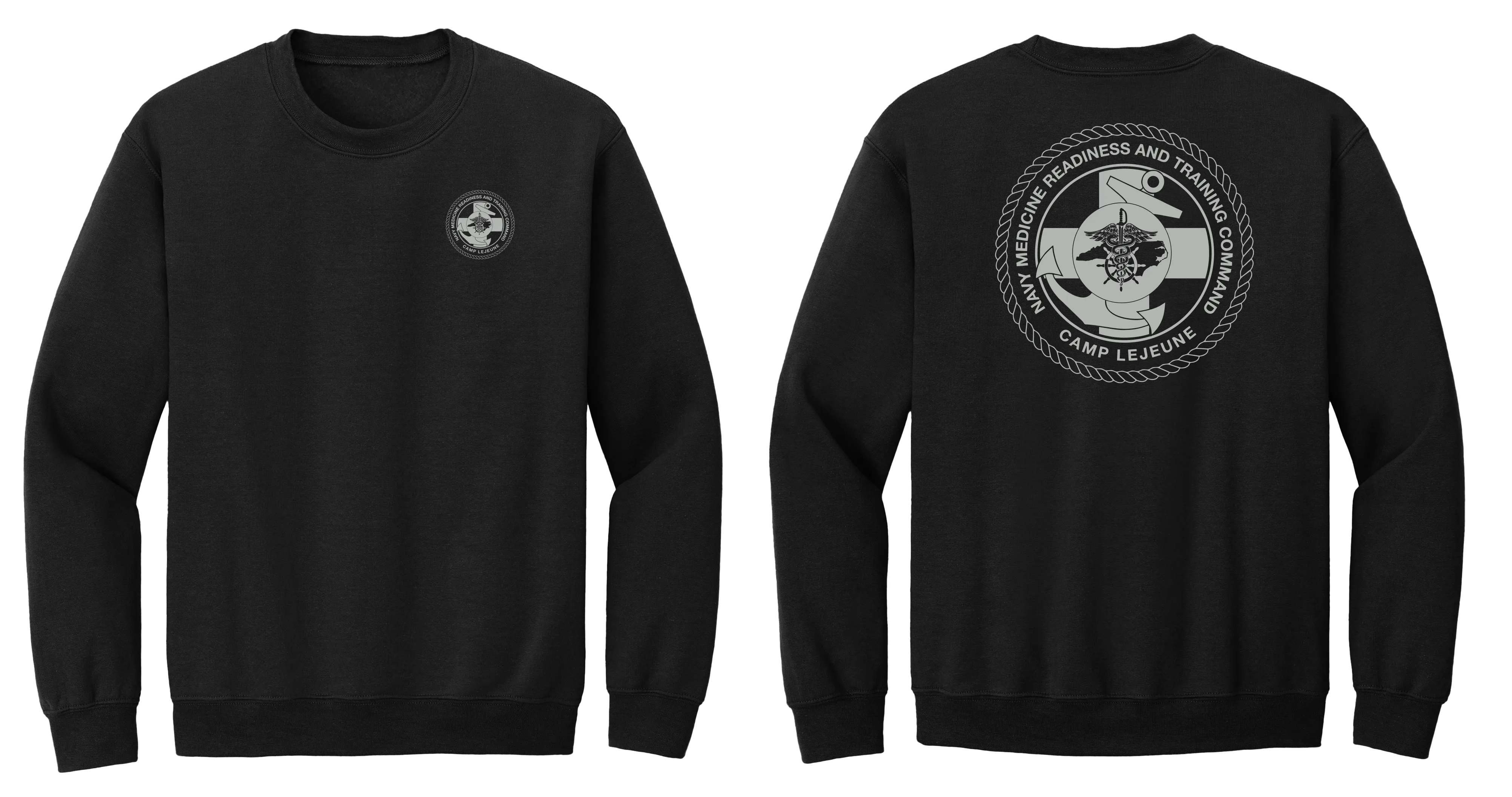NMRTC Camp LeJeune USMC Adult Crewneck Sweatshirt