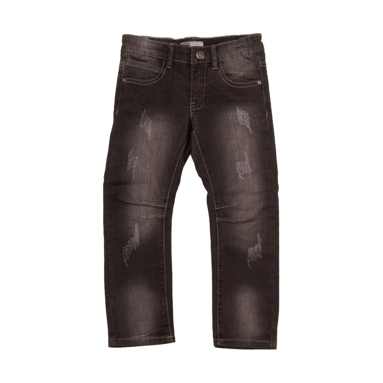 NWT - Sarabanda Black Distressed Slim Fit Jeans - Size 4Y