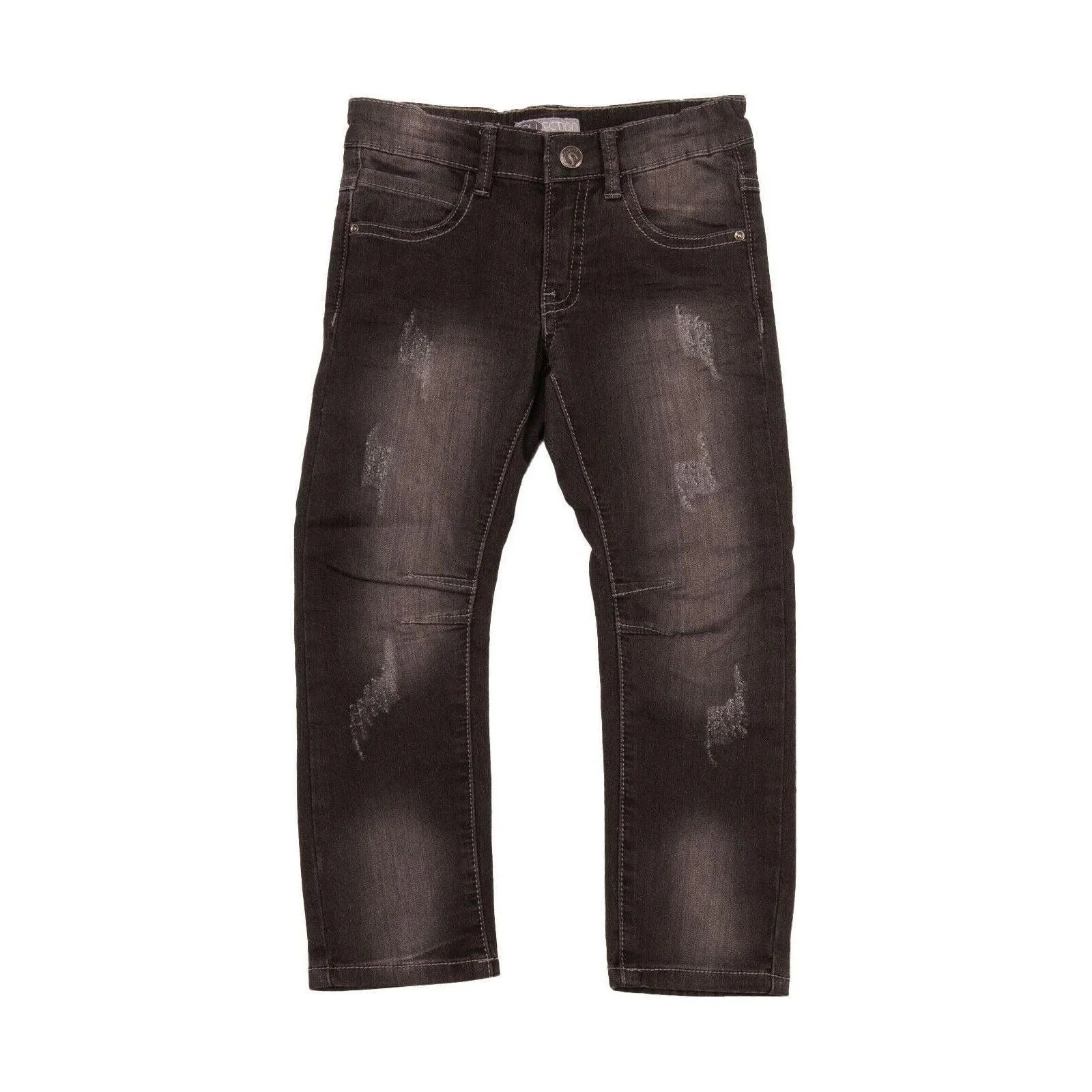 NWT - Sarabanda Black Distressed Slim Fit Jeans - Size 6Y