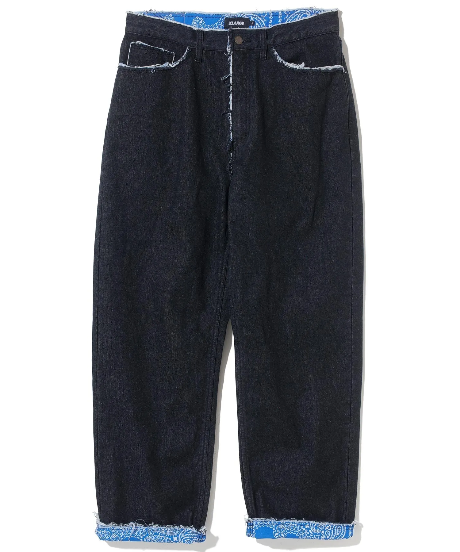 PAISLEY DENIM PANTS