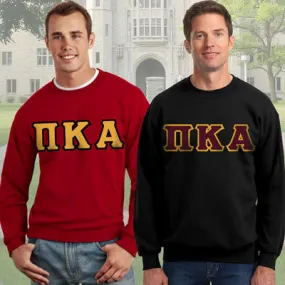 Pi Kappa Alpha 9oz. Crewneck Sweatshirt, 2-Pack Bundle Deal - G120 - TWILL