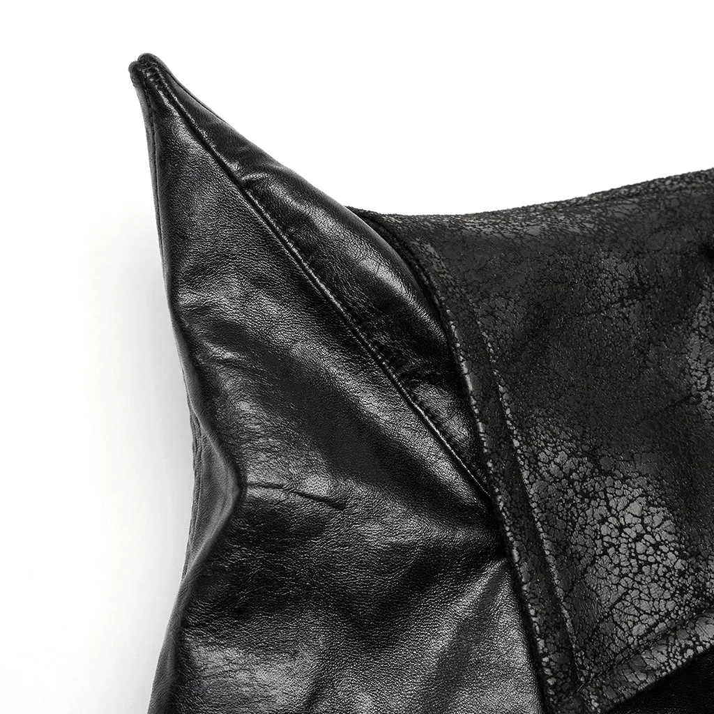 Punk super short faux leather jacket WY-1564PDM