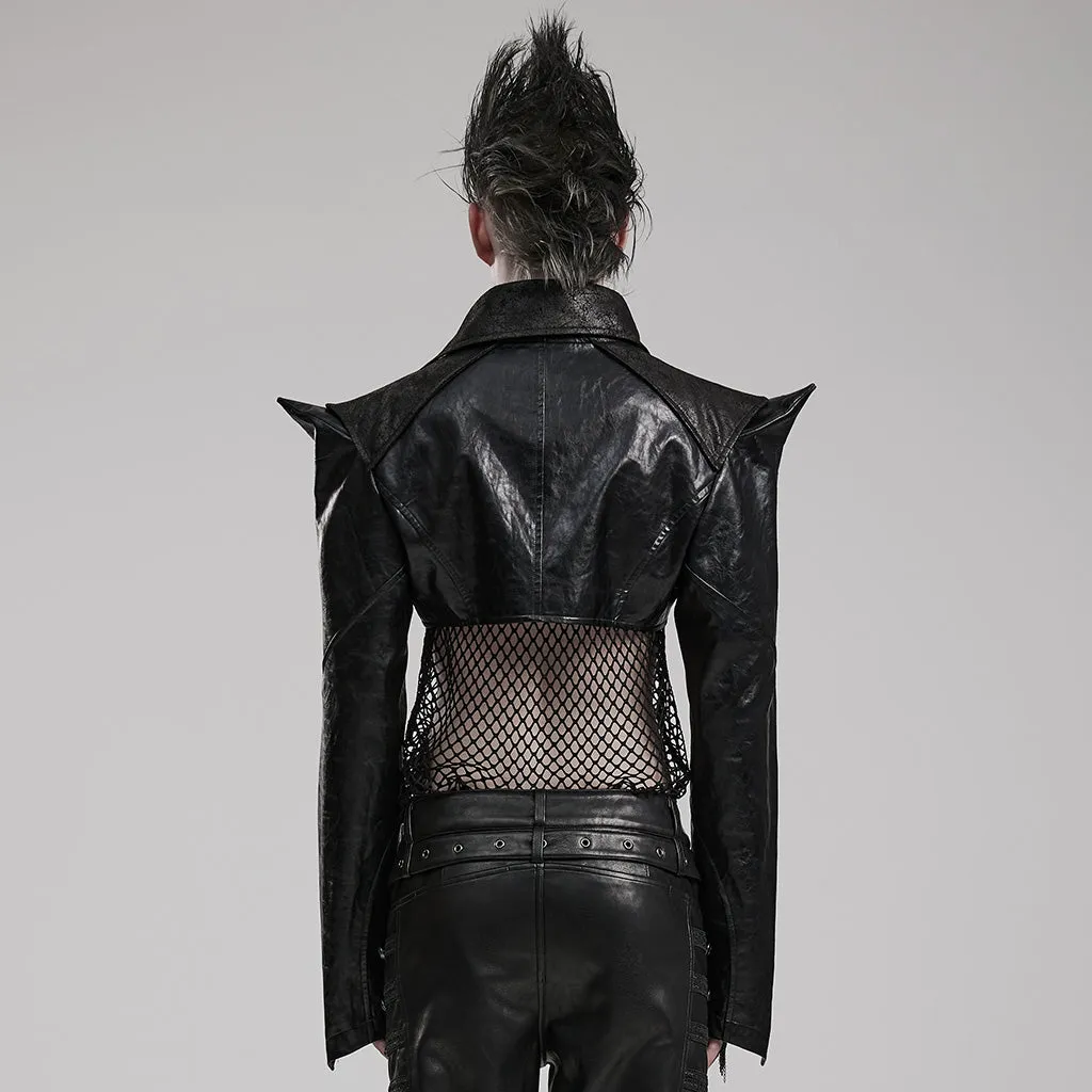 Punk super short faux leather jacket WY-1564PDM