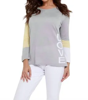 "LOVE ME" V-Neck Top