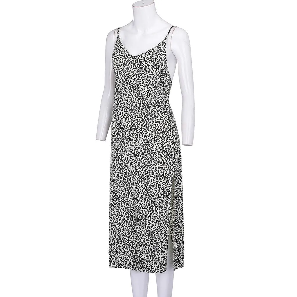 Sleeveless Strapless V-Neck Loose Maxi Dress