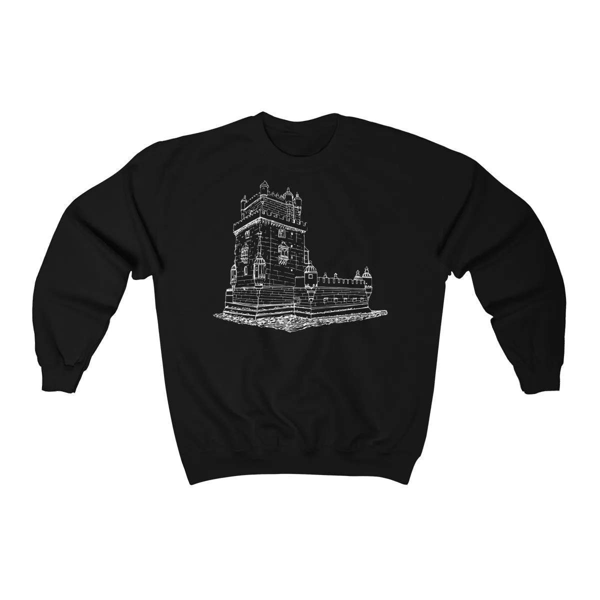 Torre de Belem - Unisex Heavy Blend™ Crewneck Sweatshirt