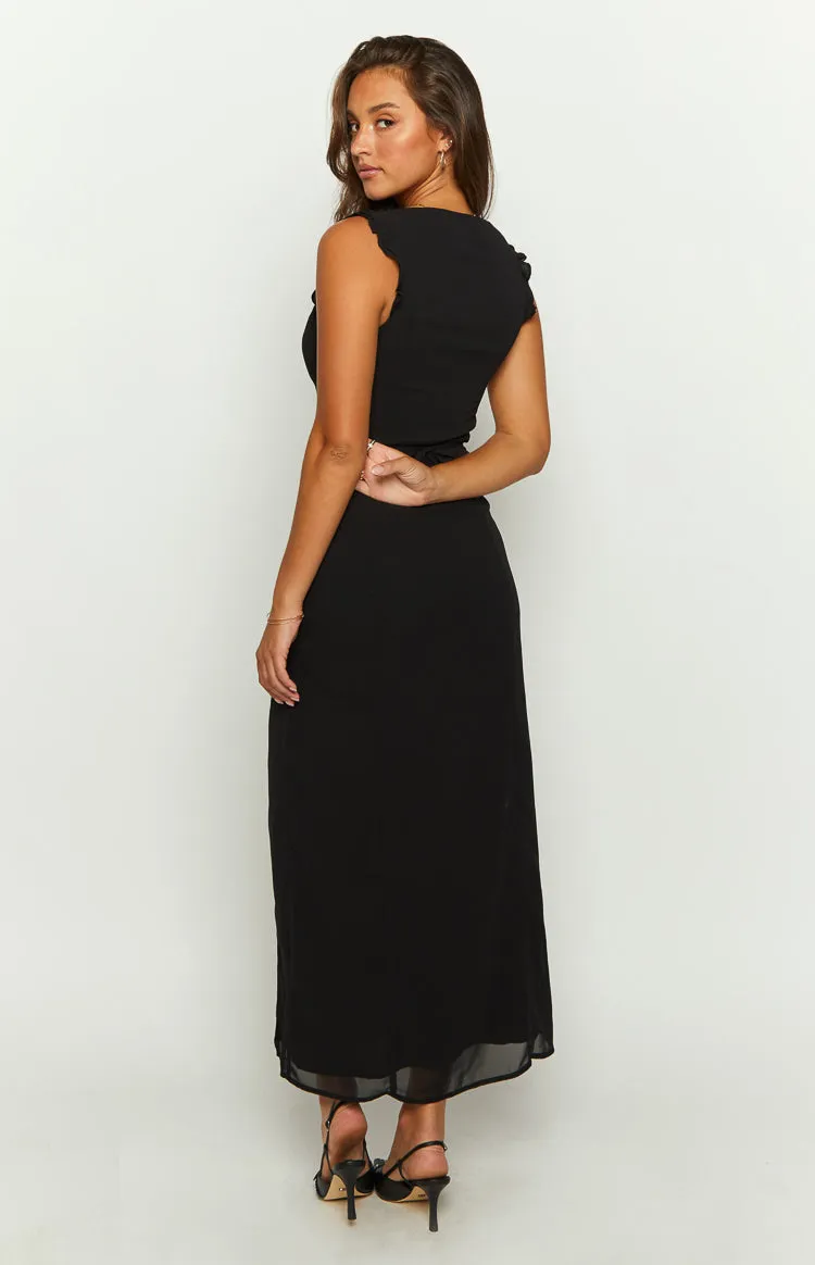Vallure Black Maxi Dress