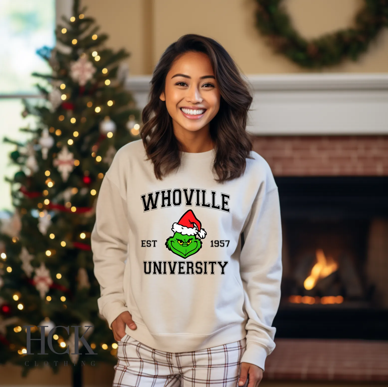 Whoville University Crewneck Sweatshirt- 5 COLORS