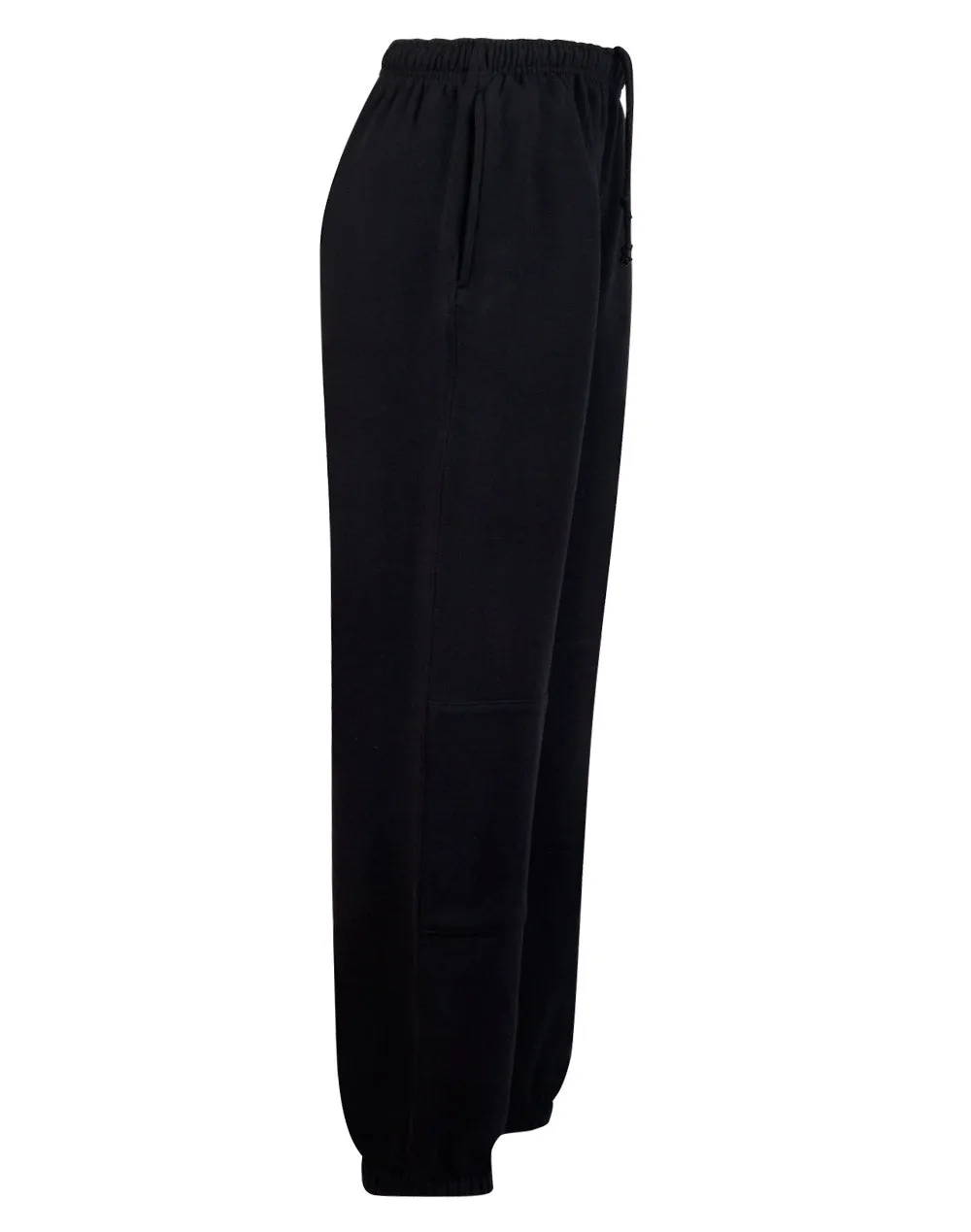 Winning Spirit Kids' Traditional Fleece Trackpants with Zip,Cuffs and knee padding (TP01K)
