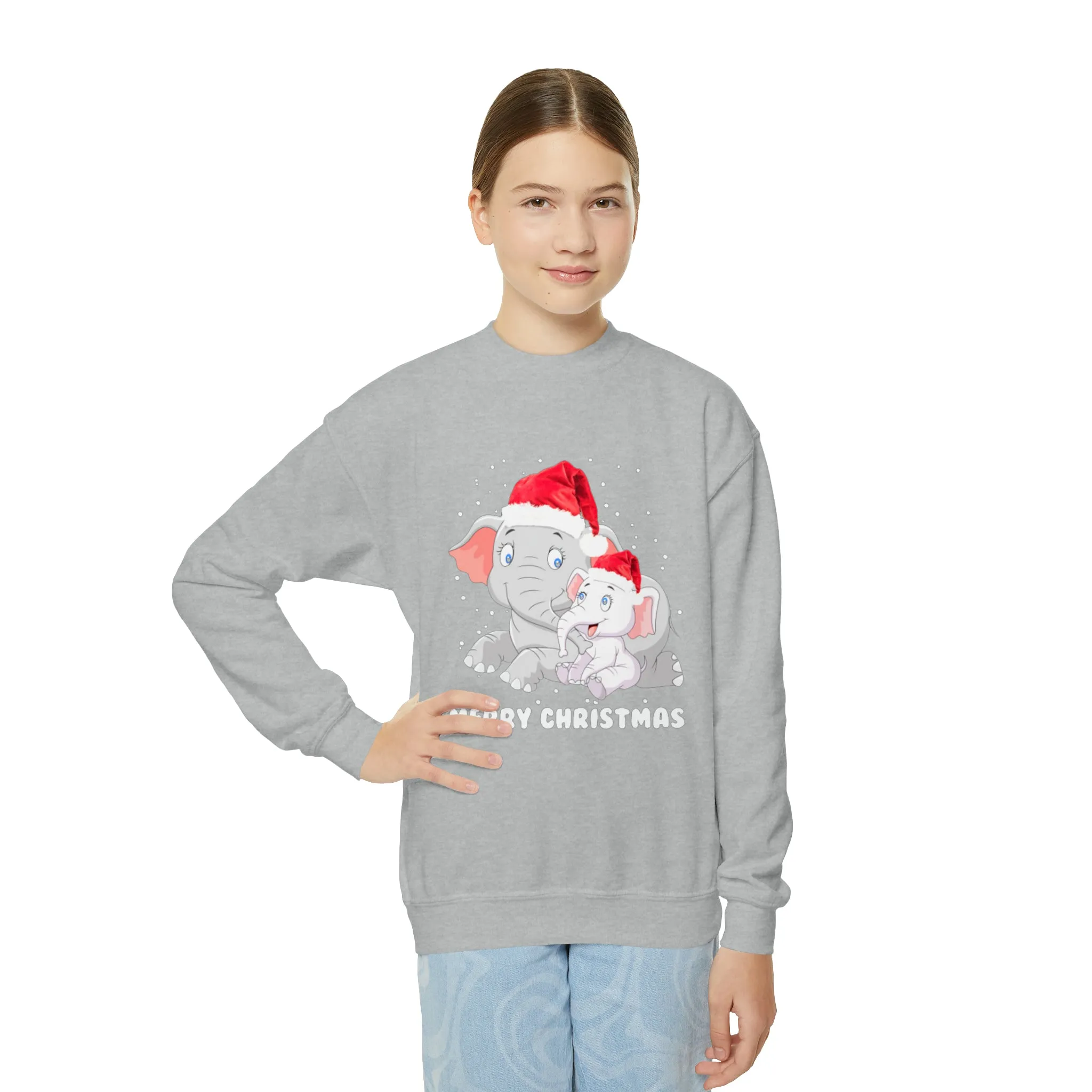 Youth Merry Christmas Crewneck Sweatshirt