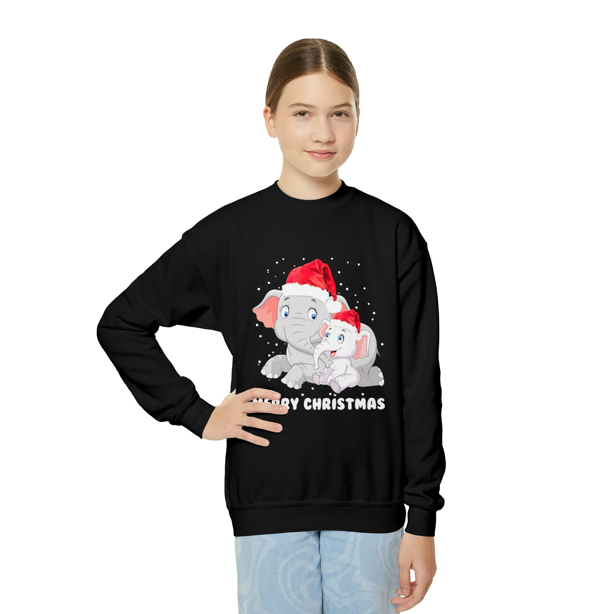 Youth Merry Christmas Crewneck Sweatshirt