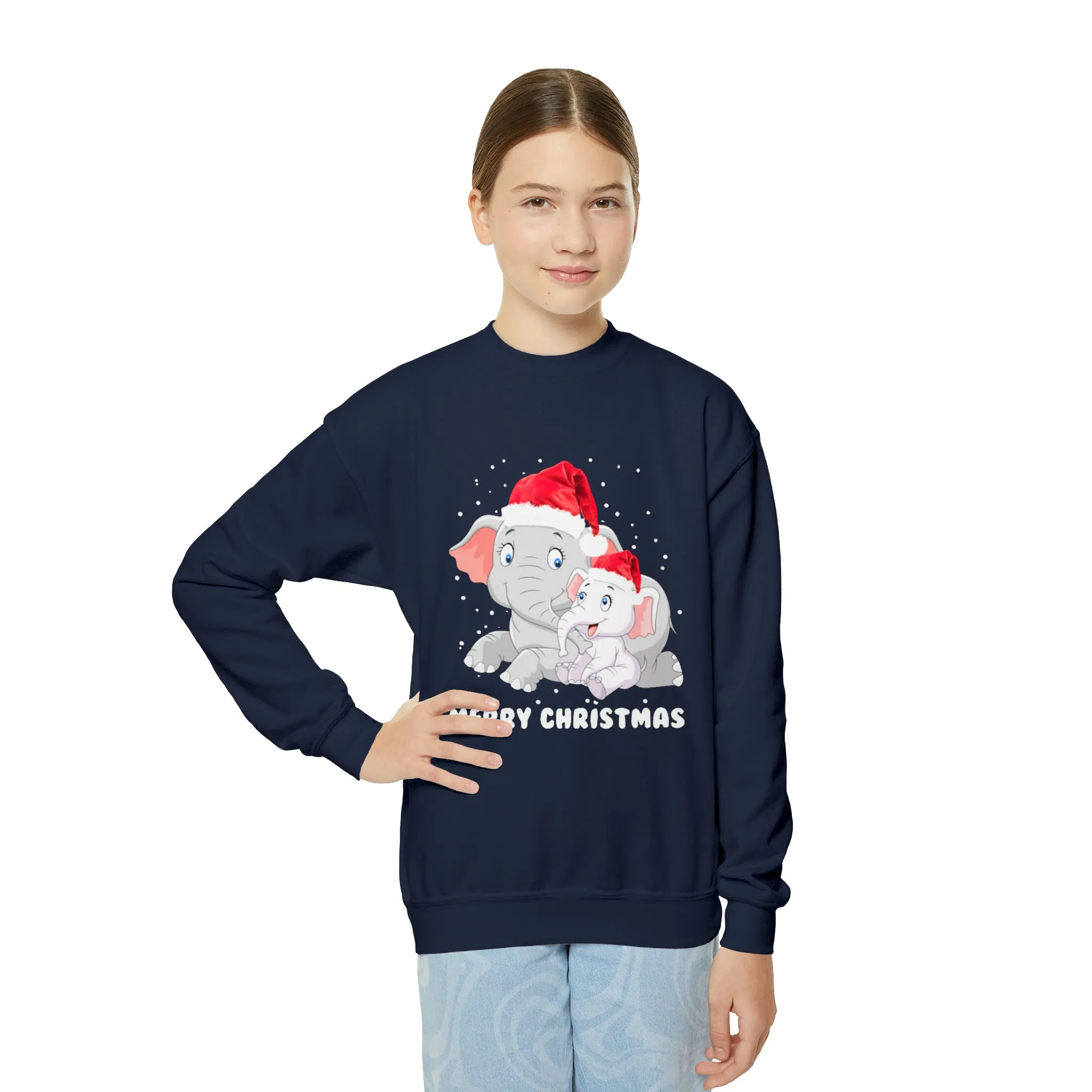 Youth Merry Christmas Crewneck Sweatshirt