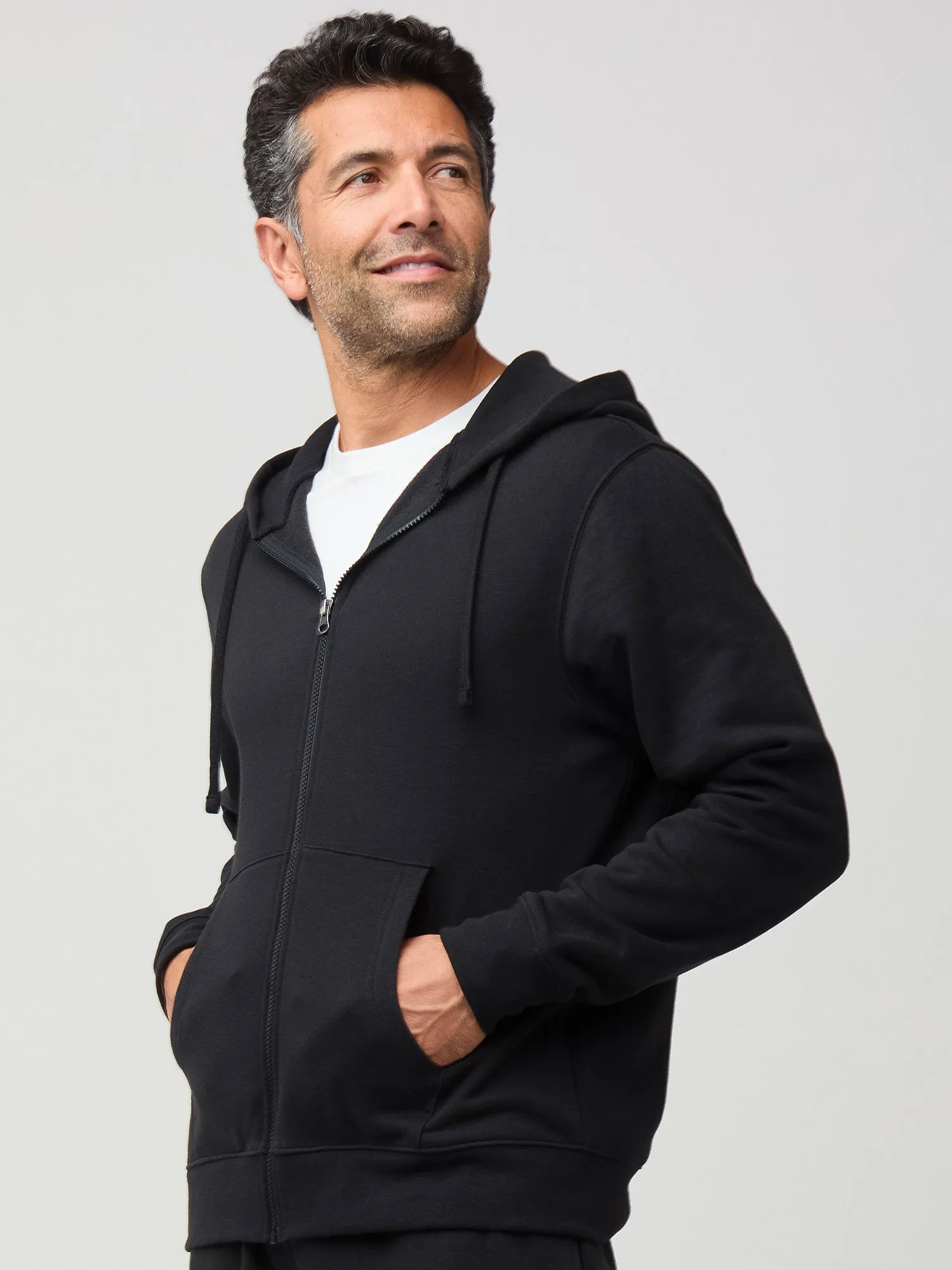 Zip-Up Hoodie Black   Dark Navy 2-Pack